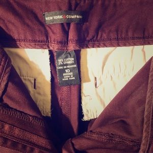 New York & Co. burgundy pants